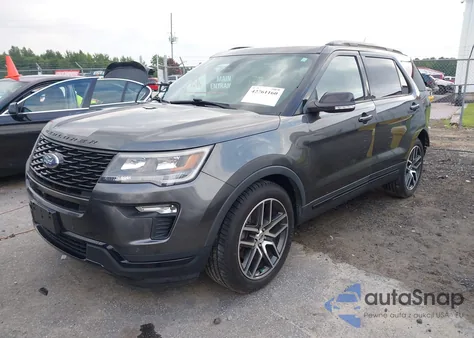 2018 Ford Explorer Sport из США, поврежденный, VIN 1FM5K8GT5JGC56847